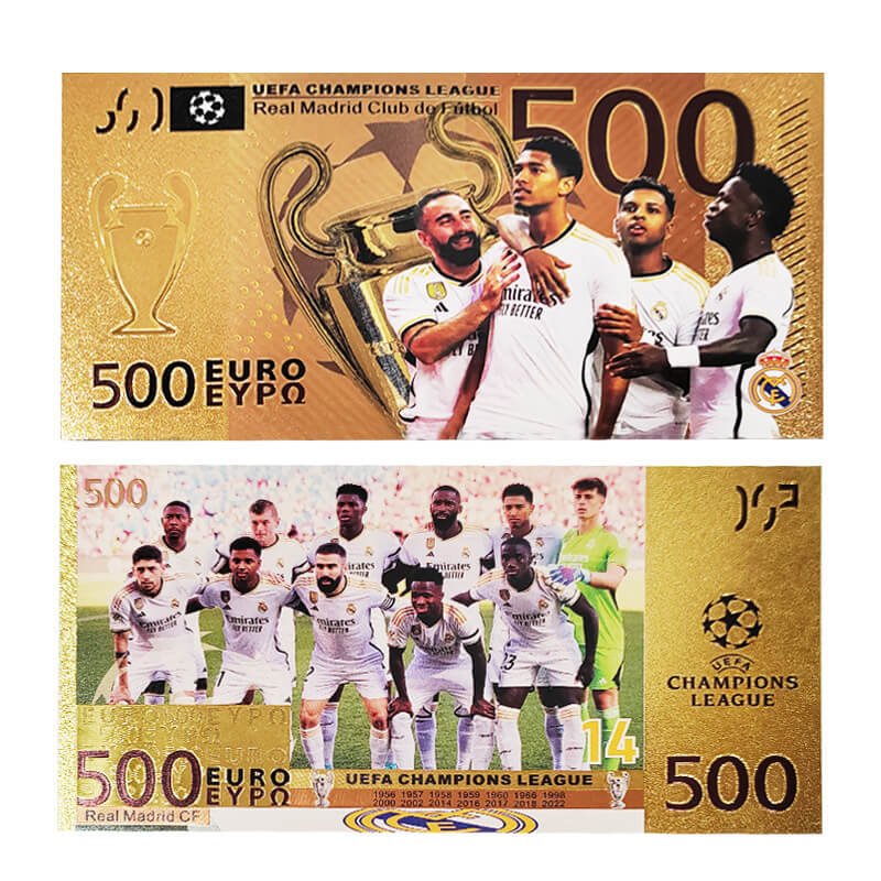 RMFC Soccer Commemorative Banknote Collection Card