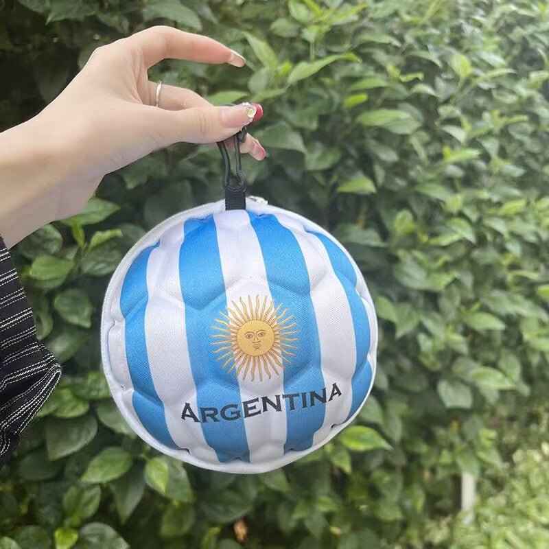 Argentina Sports Ball Bag (Foldable soccer thermal bag) (Backpack)